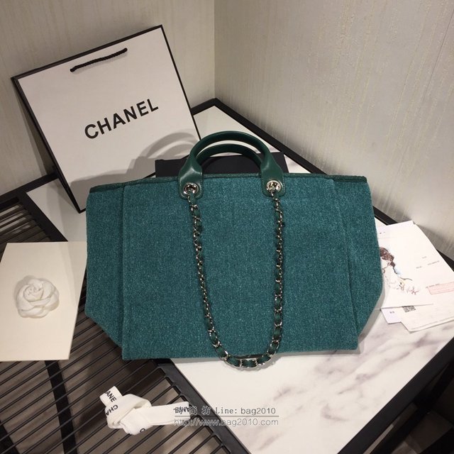 Chanel女包 大號 2019秋冬季新款購物袋 香奈兒沙灘包 香奈兒手提肩背包  djc3247